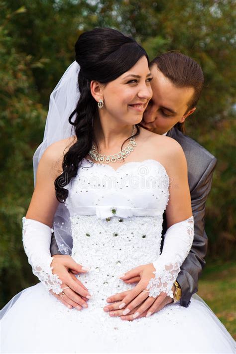 Happy Bride And Groom Stock Image Image Of Male Emotional 21817587