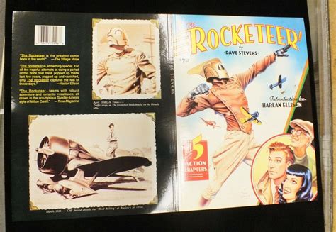 The Rocketeer Dave Stevens Comic Graphic Novel Unused Cover Mh121