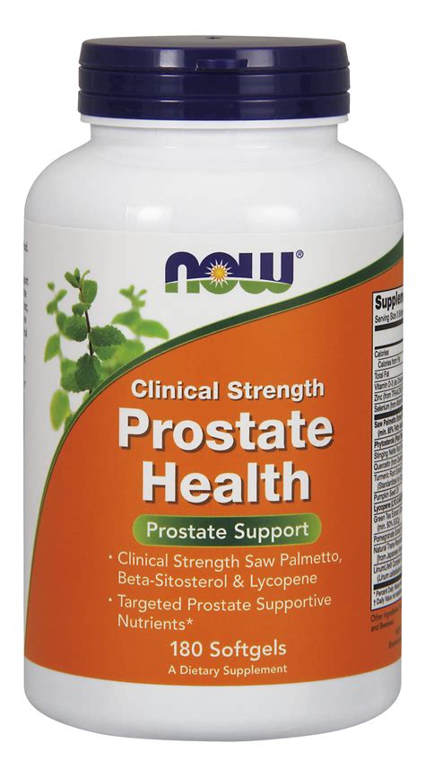 Now Supplements Prostate Health Clinical Strength Saw Palmetto Beta