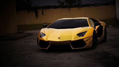 Car Lamborghini Aventador Yellow Wallpapers Hd Desktop And Mobile