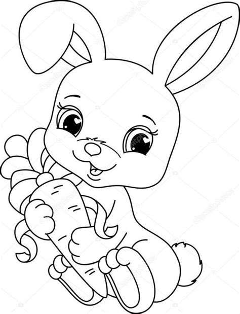 Dibujo Para Colorear Conejo Dibujos Para Imprimir Gratis Img 27276