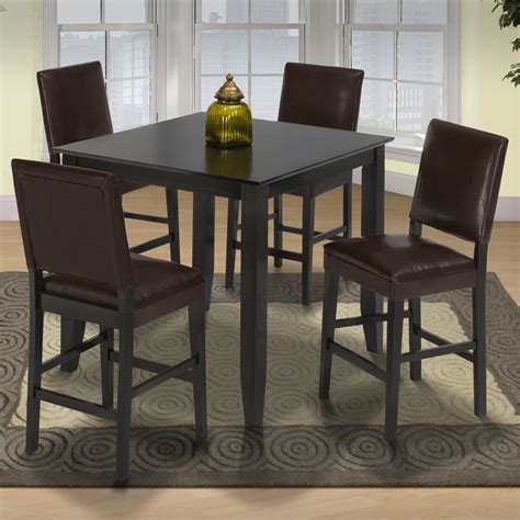 New Classic Style 19 Small Pub Table And Upholstered Chairs Boulevard