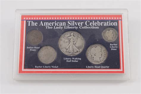 Silver Coin Set The American Silver Celebration The Lady Liberty