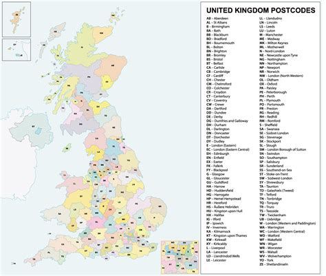 Uk Postcode Wall Map Of Great Britain Amp Ni Map Marketing Gambaran
