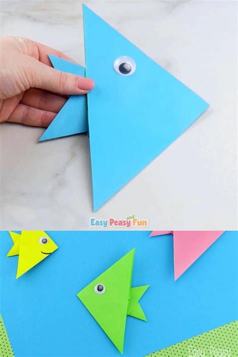 Easy Origami Fish Origami For Kids Diy Crafts For Home Projects 2020