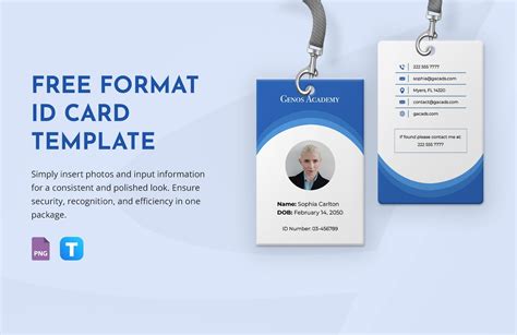 Format Id Card Template In Png Download