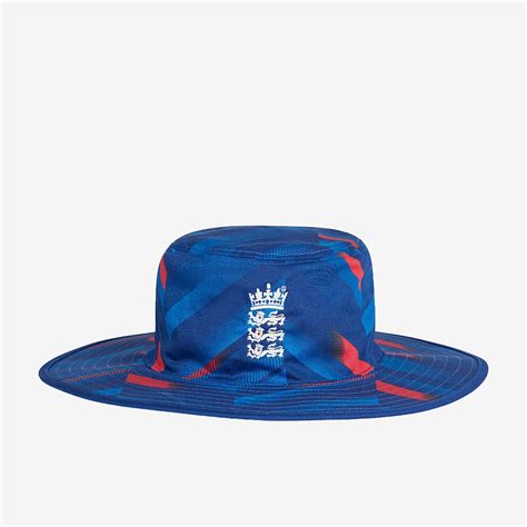 Castore Ecb England Odi Reversable Sun Hat Sodalite Blue Cricket
