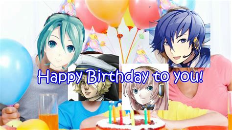 Happy Birthday Vocaloid Acapella Vocaloid カバー Youtube