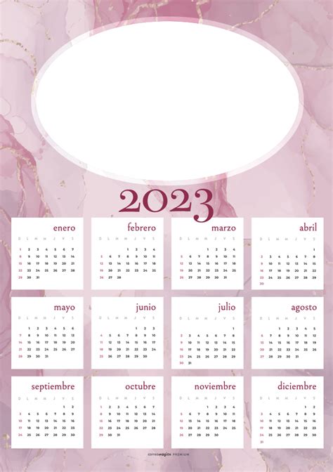 Calendario 2023 Para Personalizar E Imprimir O Compartir Calendario 2023 Calendario Con Foto