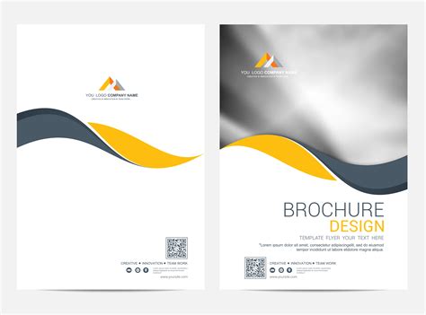 Brochure Layout Template Cover Design Background 556923 Vector Art At
