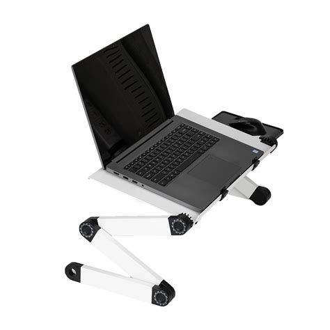 Laptop Stand Portable Adjustable Aluminum Laptop Desk With Vent Mouse