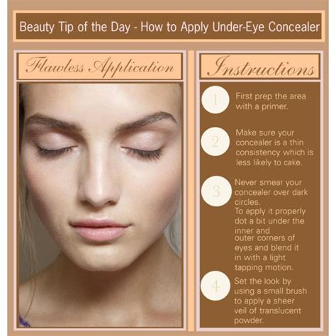 Beauty Tip Of The Day How To Apply Under Eye Concealer