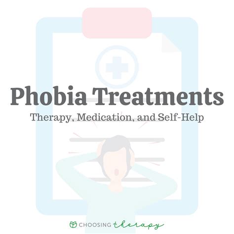 Phobia Treatments Therapy Medication And Self Help