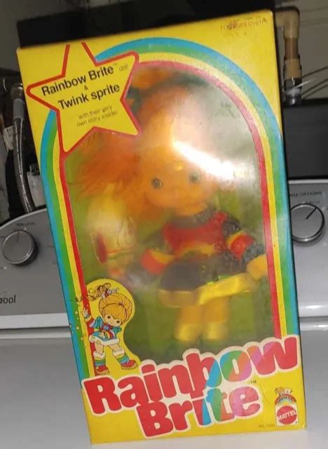 Vintage Rainbow Brite Doll And Twink Sprite In Box Brand New No
