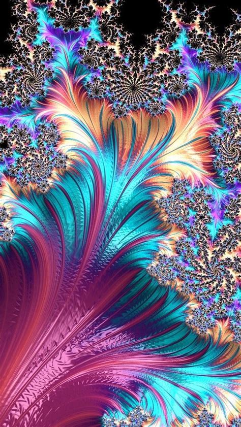 Fractal Fractals Colorful Art Abstract