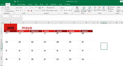 Cómo Crear un Generador de Calendario Mensual en Microsoft Excel Muy Fácil Mira Cómo Se Hace