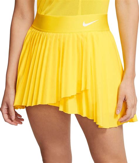 Nike Womens Nikecourt Victory Tennis Skirt Size Medium Opti Yellow