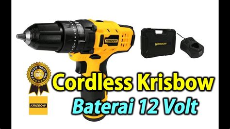 Unboxing Barang Cordless Krisbow Taiwan Volt Desain Keren Youtube