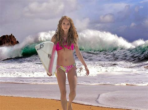 Surfer Girl Blonde Beach Bikini Surfboard Surfergirl Hd Wallpaper Peakpx