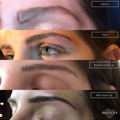 Maybe you would like to learn more about one of these? Stages of Microblading, after healing and after Touch Up ...
