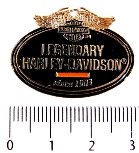 Motorrad Pin Pins Harley Davidson Legendary Since 1903 Ebay