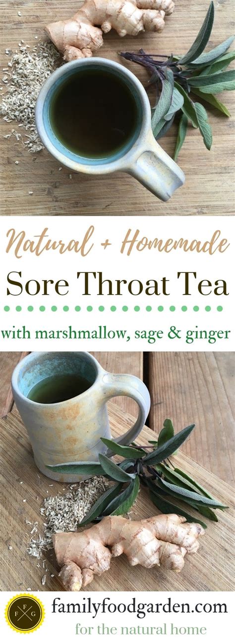 In theory it helps lessen your viral load. Sore Throat Tea with Sage, Marshmallow & Ginger | Family ...