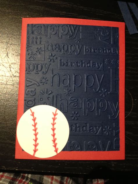 Baseball Theme Birthday Card Male Birthday Birthday Cards For Boys