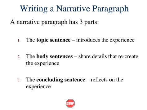 Ppt Narrative Paragraphs Powerpoint Presentation Free Download Id