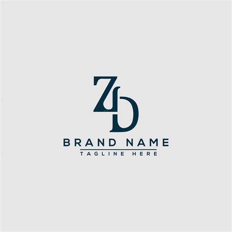 Premium Vector Zd Logo Design Template Vector Graphic Branding Element