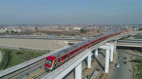 Orange Line Metro Train Lahore China Pakistan Economic Corridor