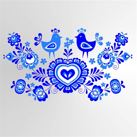Folklore Love Roosters Sizes Reusable Stencil Ornaments Valentines Ro Uk