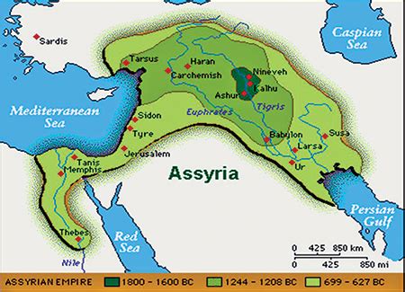 Assyrian Empire Map