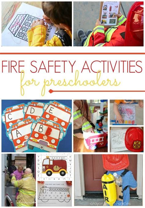 Fire Safety Activities For Preschool And Kindergarten Kids Teach Your