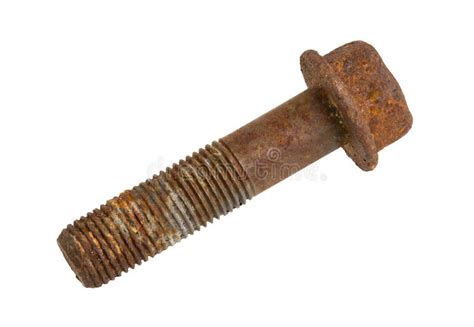 Rusty Nut And Bolt On Wood Stock Photo Image Of Background 15198186