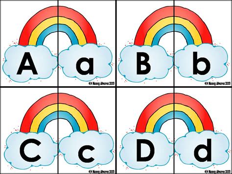 Rainbow Letters Teaching With Nancy