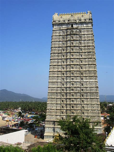 Gopuram Temple In Murudeshwara Stock Image Image Of Hoysala Ganesha