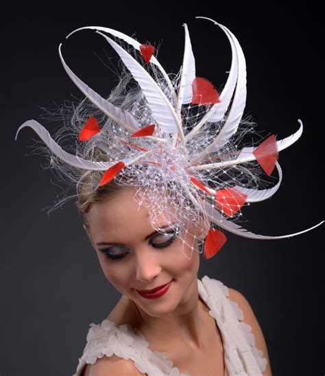 Haute Couture Hat With Multiple Trimmed By Margeiilane Fascinator