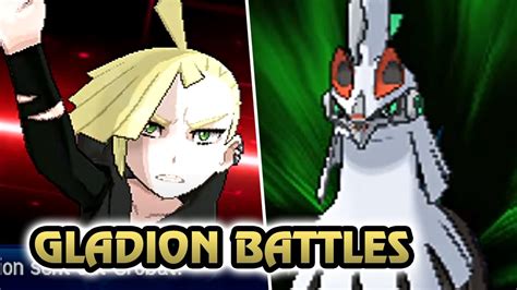 Pokémon Sun And Moon All Gladion Battles Hq Youtube