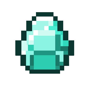 This clipart image is transparent backgroud and png format. Minecraft Diamond by iTaffyta on DeviantArt
