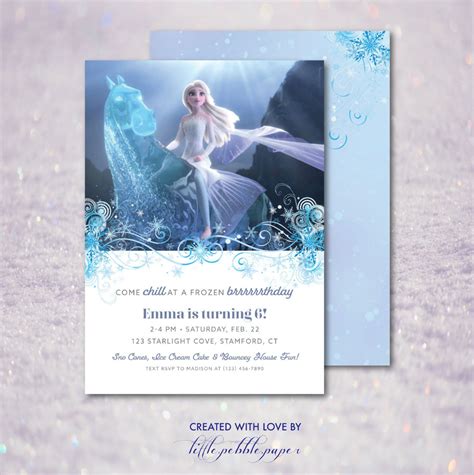 Frozen 2 Birthday Invitation Frozen Birthday Invite Frozen 2 Party