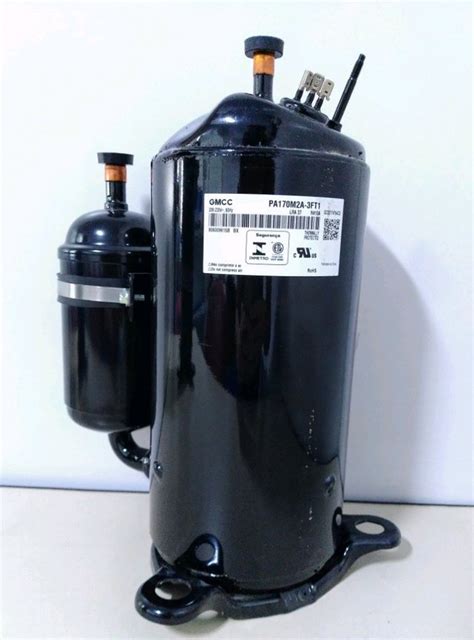 Compressor Rotativo Gmcc 18000 Btu R410 220v 60hz 1ph Pa170m2a 3ft1