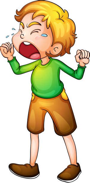 Royalty Free Boy Screaming Clip Art Vector Images And Illustrations Istock