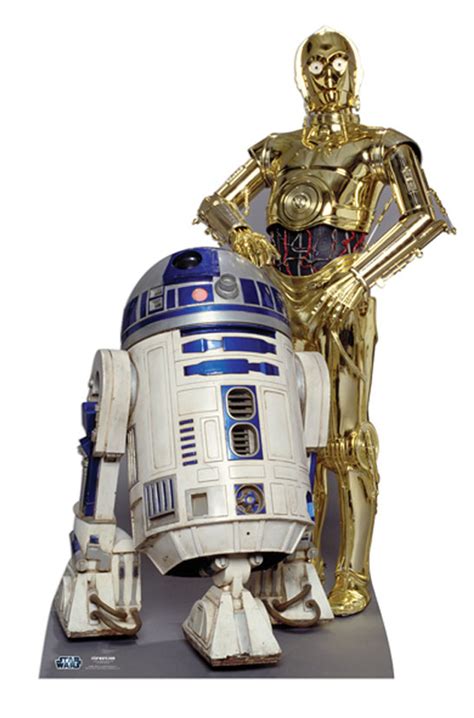 Lifesize Cardboard Cutout Of C3po Buy Star Wars Cutouts And Standees At