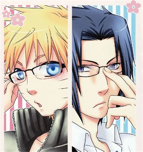 Naruto And Sasuke Wearing Glasses Naruto Shippuuden Photo 26683440