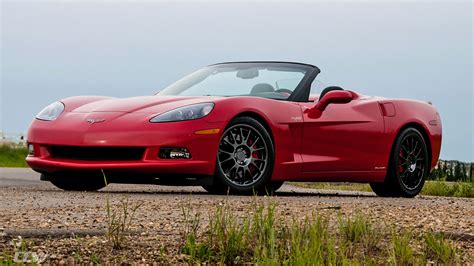 Red Chevrolet Corvette C6 Ccw C140 Wheels Ccw Wheels