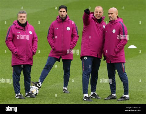 Manchester City Manager Pep Guardiola Right With His Coaching Staff