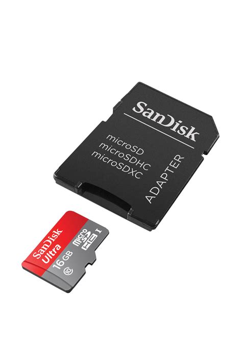Carte Micro Sd Sandisk Ultra Micro Sd 16 Go Msd 16gb Ultra 80mbs