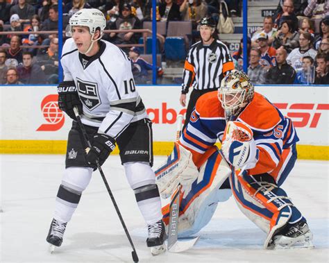 Find the perfect viktor fasth stock photos and editorial news pictures from getty images. Mike Richards, Viktor Fasth - Los Angeles Kings v Edmonton ...