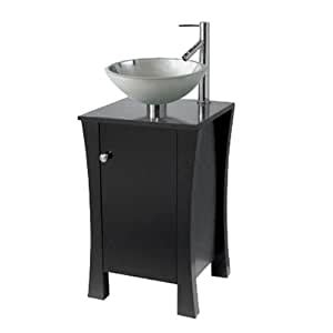 Bathroom sinks & vanities └ bathroom fixtures, accessories & supplies └ home, furniture & diy all categories antiques art baby books, comics & magazines business, office & industrial cameras & photography cars, motorcycles & vehicles clothes, shoes & accessories coins collectables. Pegasus PE714107 18-Inch Vessel Vanity with Black Granite Top, Espresso - Bathroom Vanities ...