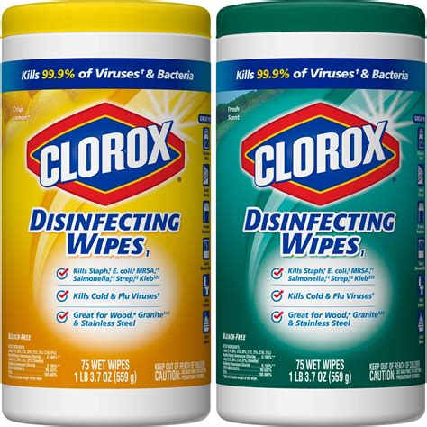 Clean and disinfect with a powerful antibacterial wipe killing 99.9% of bacteria and viruses and remove common allergens around the office or facility. Best Rated in Household Disinfectant Wipes & Helpful Customer Reviews - Amazon.com